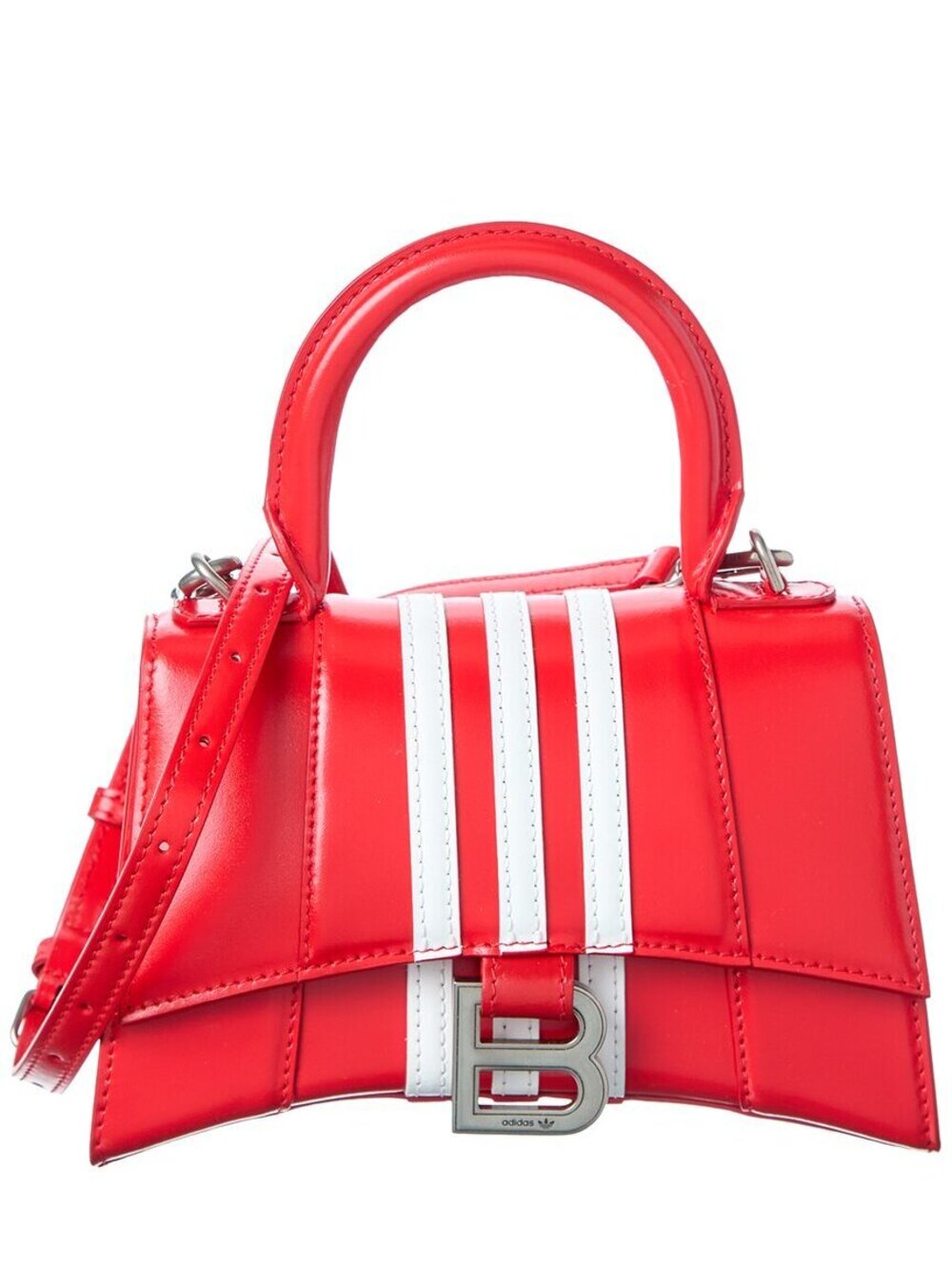 Balenciaga x Adidas Red Hourglass XS Satchel MSRP $3100 NWT
